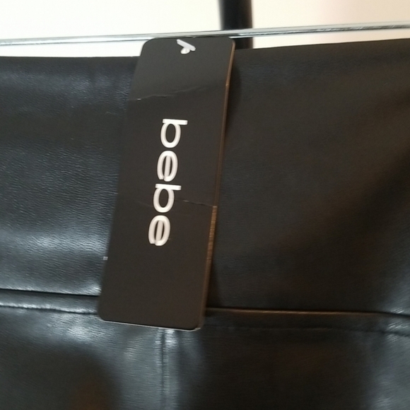 Bebe Vegan Leather Pants BRAND NEW WITH TAGS - Picture 2 of 6